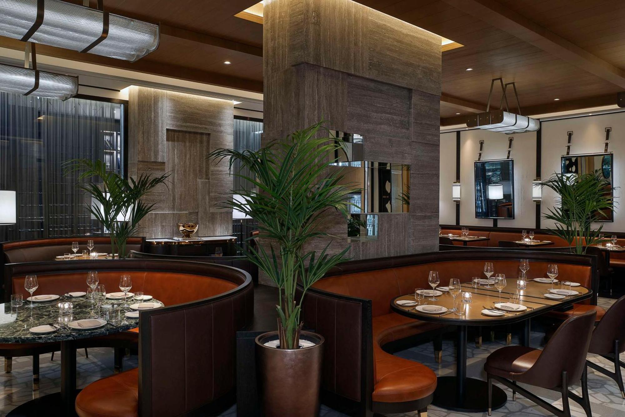 Waldorf Astoria Doha Lusail ภายนอก รูปภาพ Interior of the restaurant